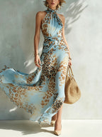 Desirè - Glamouröses Kleid mit Tierdruck