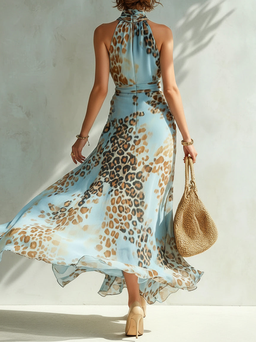 Desirè - Glamouröses Kleid mit Tierdruck