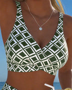 Marlene™ | Zweiteiliger Bikini mit elegantem Diamantmuster