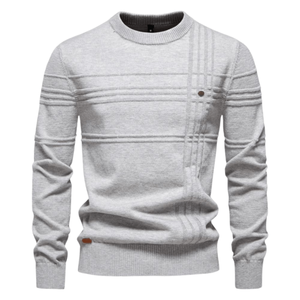 Burkhard | Stilvoller Herrenpullover mit Karodesign